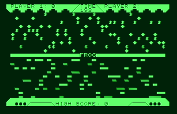 Frog game for Commodore PET