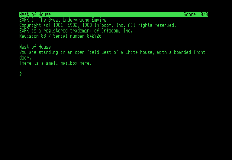 Zork I: The Great Underground Empire