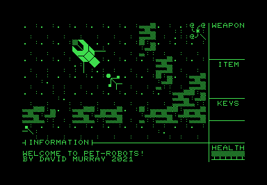 Attack of the PETSCII Robots screenshot for Commodore PET