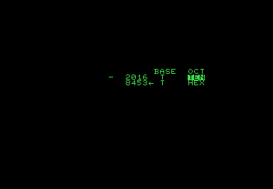 Calc screenshot for Commodore PET