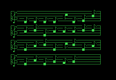 Music! screenshot for Commodore PET