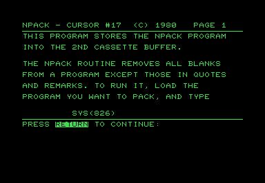 Npack