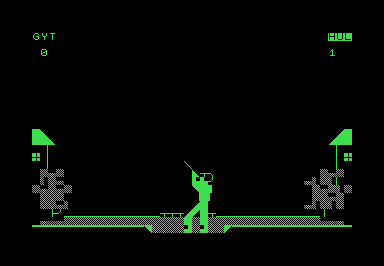 Skeet! screenshot for Commodore PET