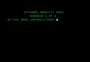 Dungeons and Dragons