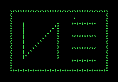 Dot Racer screenshot for Commodore PET