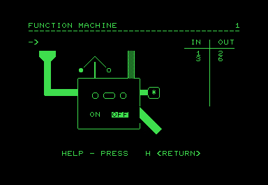 Function Machine screenshot for Commodore PET