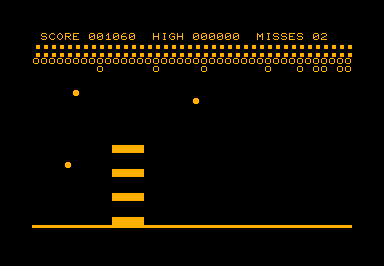 Land-Slide game for Commodore PET