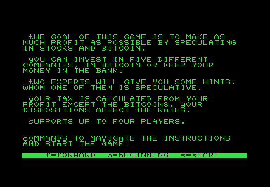 Oslobors screenshot for Commodore PET