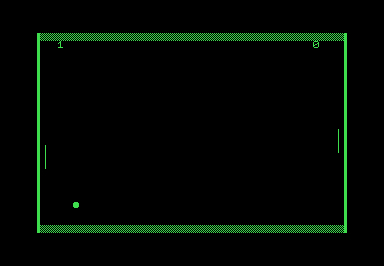 Ping Pong screenshot for Commodore PET