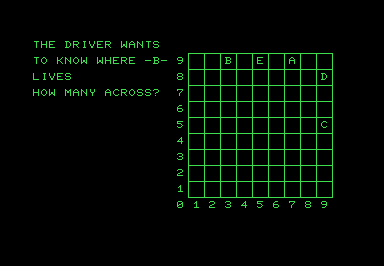 Pizza screenshot for Commodore PET