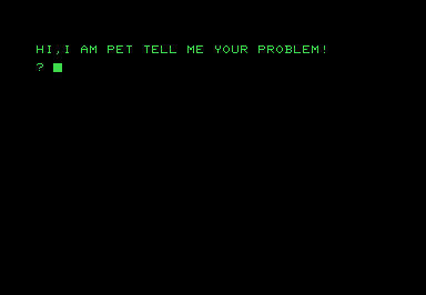 [Utility] Psycho screenshot for Commodore PET
