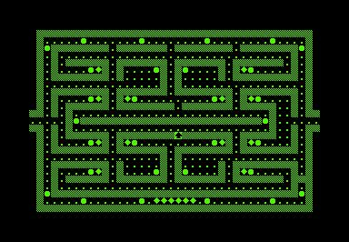 Puckman screenshot for Commodore PET