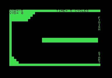 Race Track screenshot for Commodore PET