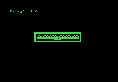 Shooting Gallery screenshot for Commodore PET