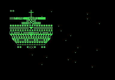 Space War screenshot for Commodore PET