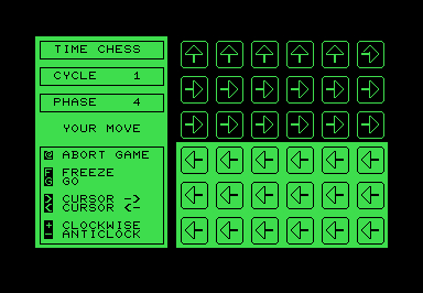 Time Chess screenshot for Commodore PET