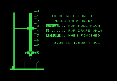 Titrate screenshot for Commodore PET