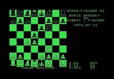 Chess Replayer v2 screenshot for Commodore PET