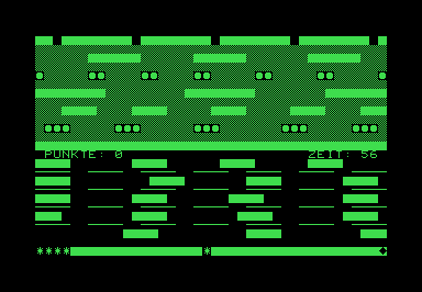 Frogger screenshot for Commodore PET