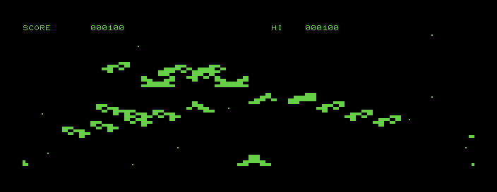 Hive Dive (80 Column Galaga)