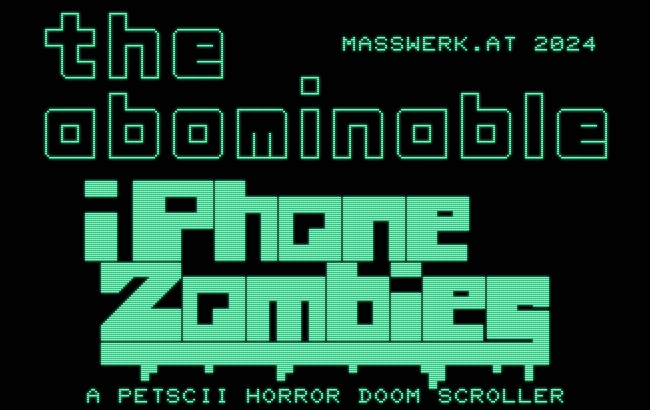 The Abominable iPhone Zombies screenshot for Commodore PET