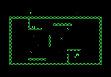 Kermits Tanks screenshot for Commodore PET