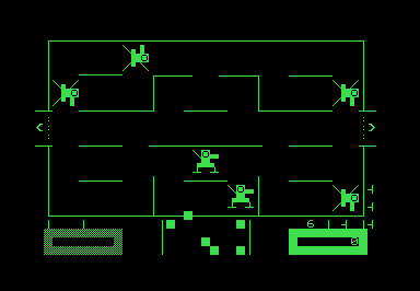 Wizard of Wor screenshot for Commodore PET