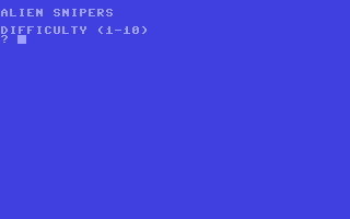 Alien Snipers