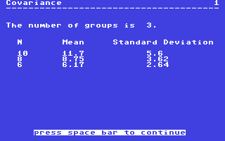 Covariance