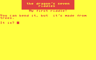Dragon's Seven Riddles, The