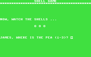 Fair Shell Game