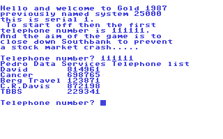 Gold 1987 - System 25000
