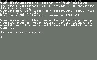Hitchhiker's Guide to the Galaxy, The