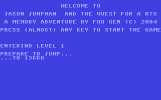Jason Jumpman and the Quest for a RTS