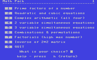 Math Pack