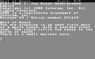 Mini-Zork I