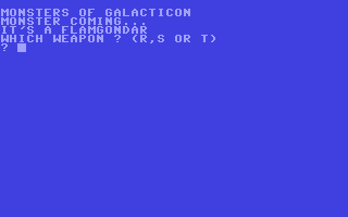 Monsters of Galacticon