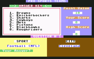 Pro Sports Teams