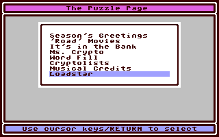 Puzzle Page #103, The