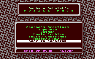 Puzzle Page #150, The - Commodore 64 game