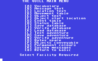 Quill, The - Adventure Writing System