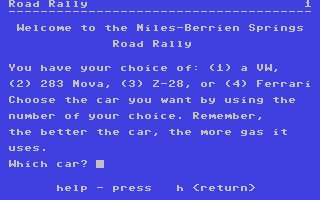 Road Rally