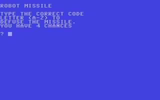 Robot Missile
