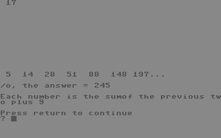 Sequence Countdown