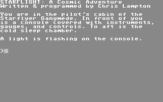 Starflight - A Cosmic Adventure