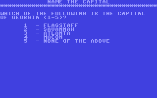 States, Capitals and Cities