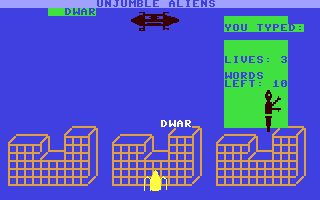 Unscramble Alien