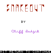 Snakeout