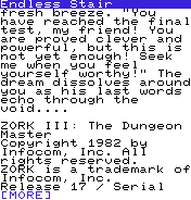 Zork 3: The Dungeon Master