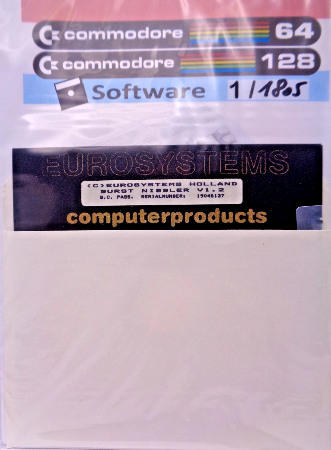 Eurosystems Turbo Nibbler disk — front, showing Burst Nibbler V1.2 label